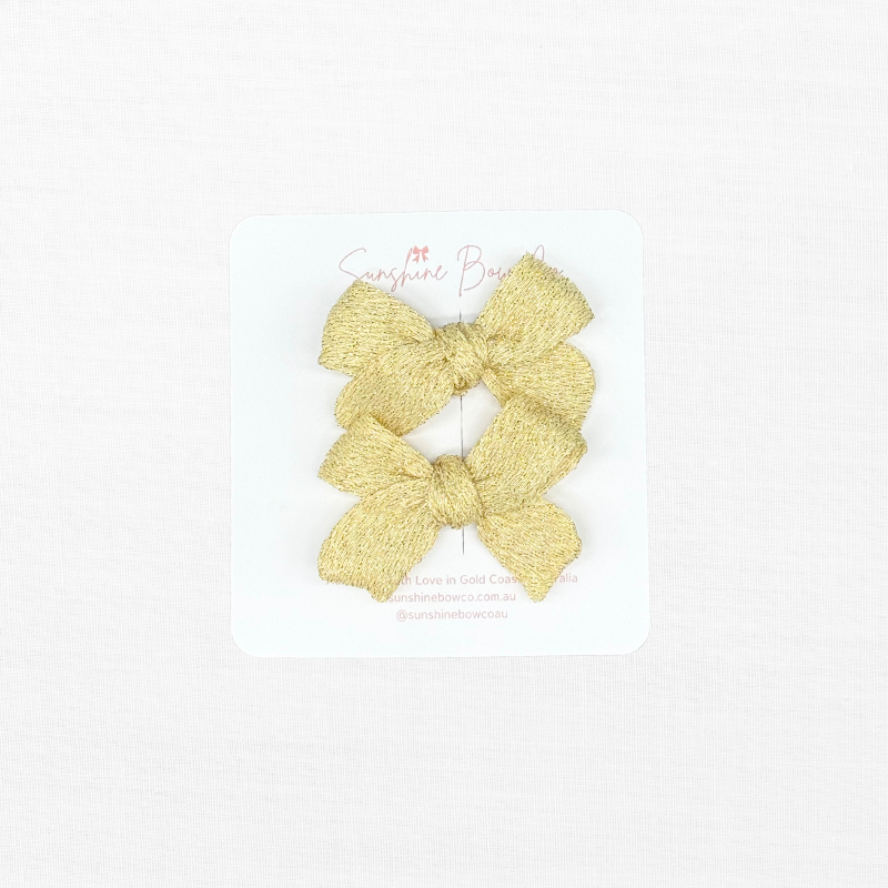 Gold Silk Micro Pigtail Set