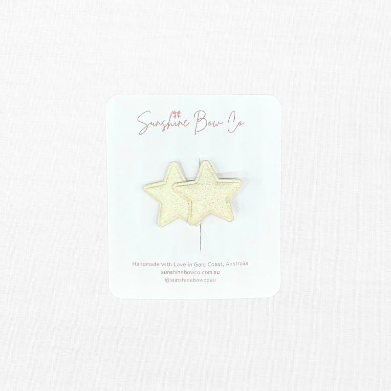 glitters stars clip for girls.